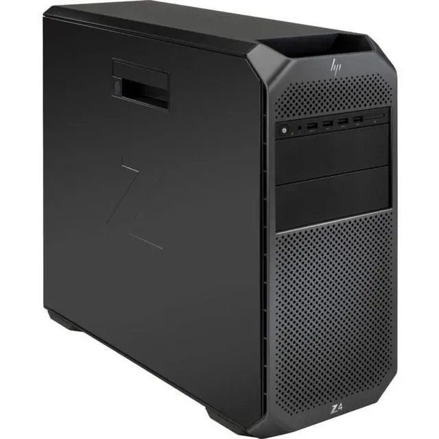 Alt view image 3 of 5 - HP Z4 G4 Workstation Intel Core i9 9820X 3.3 GHz up to 4.2 GHz 32 GB DDR4 512 GB SSD NVIDIA Quadro RTX 4000 Windows 11 Pro Desktop, Black - 8DZ46UT