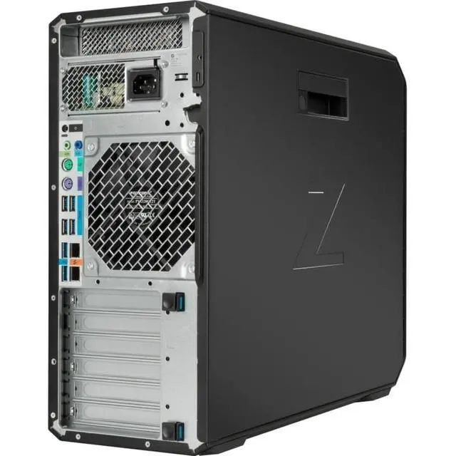 Alt view image 4 of 5 - HP Z4 G4 Workstation Intel Core i9 9820X 3.3 GHz up to 4.2 GHz 32 GB DDR4 512 GB SSD NVIDIA Quadro RTX 4000 Windows 11 Pro Desktop, Black - 8DZ46UT