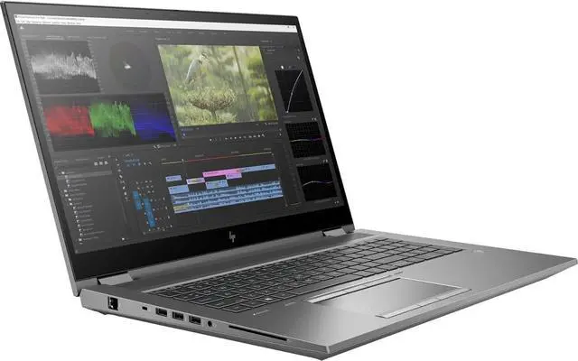 Alt view image 2 of 5 - HP ZBook Fury G8 Mobile Workstation 17.3" FHD Intel Core i9-11950H 2.6 GHz up to 5 GHz 64 GB DDR4 256 GB SSD NVIDIA RTX A3000 Windows 11 Pro Laptop, Gray, Minor Scratches and Dent - 5U007UC-I021
