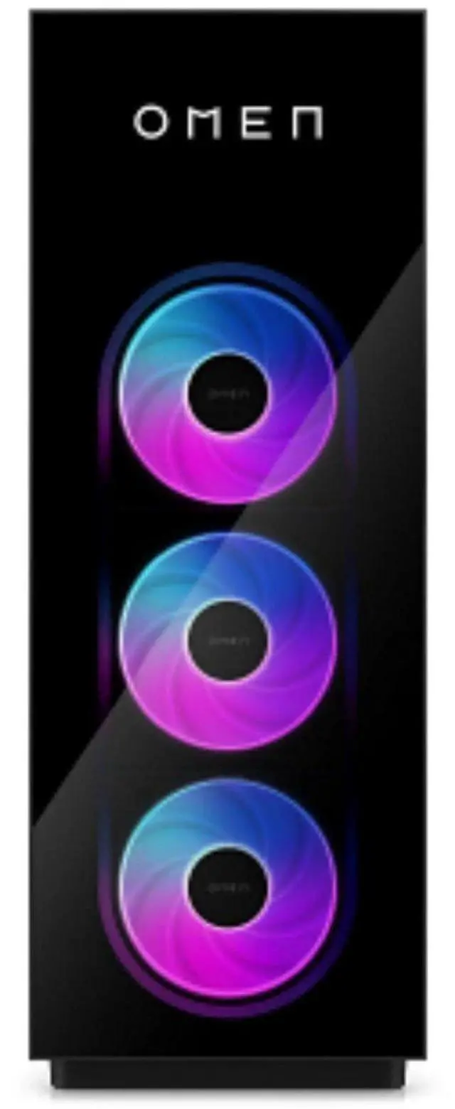 Main image of HP OMEN MAX 45L GT23-0000M AMD Ryzen 9 9900X 4.4 GHz up to 5.6 GHz Kingston FURY 64 GB 2 TB SSD NVIDIA GeForce RTX 5080 Graphics card Windows 11 Home Gaming Desktop, Black - BQ3V9AV-V031