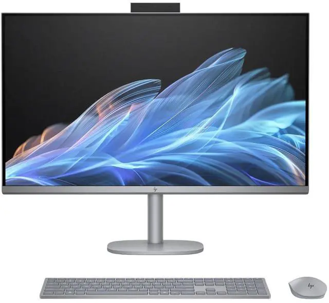 Main image of HP OmniStudio X 27-CS1000T 27" FHD IPS Intel Core Ultra 5 226V 2.1 GHz 16GB DDR5 1TB SSD Intel Arc Graphics Windows 11 Home All-in-One Desktop, Meteor Silver - A31RQAV-V040