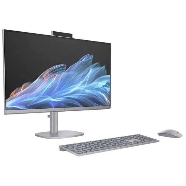 Alt view image 3 of 6 - HP OmniStudio X 27-CS1000T 27" FHD IPS Intel Core Ultra 5 226V 2.1 GHz 16GB DDR5 1TB SSD Intel Arc Graphics Windows 11 Home All-in-One Desktop, Meteor Silver - A31RQAV-V040