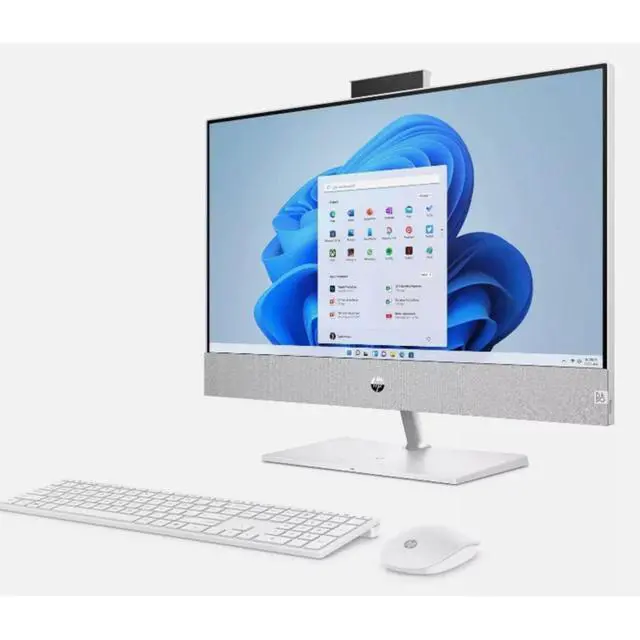 Alt view image 2 of 5 - HP PAVILION 23.8" FHD AMD Ryzen 3 5425U 2.7 GHz up to 4.1 GHz 32 GB DDR4 1 TB SSD AMD Radeon Graphics Windows 11 Home All-in-One Desktop, White - 4N3Z8AV-E010