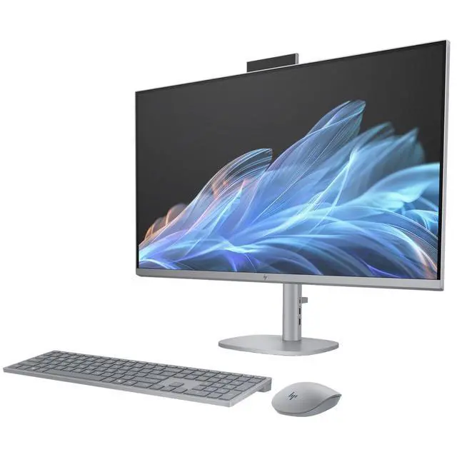 Alt view image 2 of 6 - HP OmniStudio X 32-C000T 31.5" 4K UHD IPS Intel Core Ultra 7 155H 1.4 GHz 32GB DDR5 2TB SSD Intel Arc Graphics Windows 11 Home All-in-One Desktop, Meteor Silver - 9T0F5AV-V061