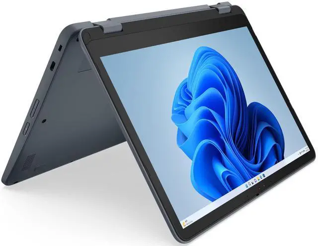 Alt view image 4 of 5 - Lenovo 500w 2-in-1 Gen 5 12.2" WUXGA Touchscreen Intel N150 0.80 GHz up to 3.60 GHz 8GB 128GB SSD Intel Graphics Laptop, Slate Grey - 83LJX000R1