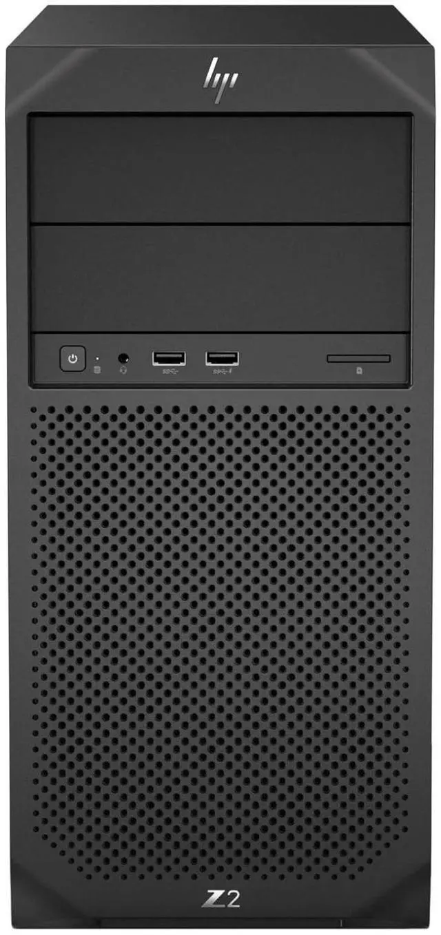 Main image of HP Z2 Tower G4 Workstation Intel Core i3-8100 3.6 GHz 4 GB DDR4 1 TB HDD Windows 10 Pro Desktop, Black - 3C338UR