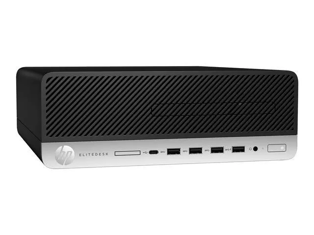 Alt view image 3 of 4 - HP ProDesk 705 G5 SFF AMD Ryzen 5 3400G 3.7 GHz up to 4.2 GHz 8GB DDR4 256GB SSD AMD Radeon Vega 11 Windows 10 Pro Desktop, Black - 8XA28AW