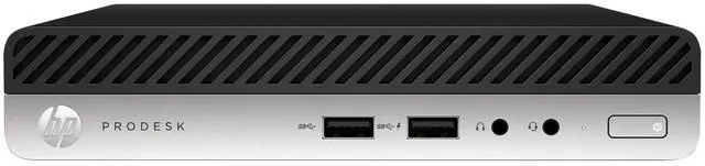 Main image of HP ProDesk 405 G4 AMD Ryzen 3 PRO 2200GE 3.2 GHz up to 3.6 GHz 4 GB DDR4 256 GB SSD AMD Radeon Vega 8 Graphics Windows 10 Pro Desktop Mini, Black - 2L2G2UW