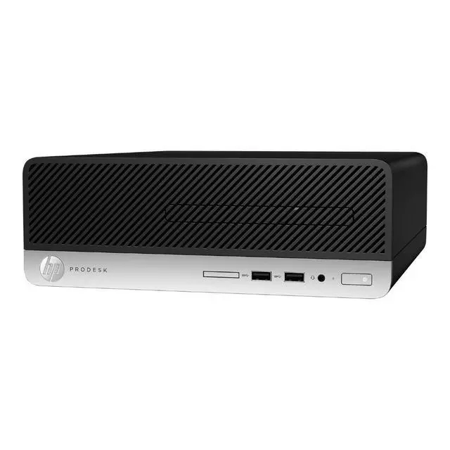Alt view image 2 of 5 - HP ProDesk 400 G6 Small Form Factor Intel Pentium Gold G5600 3.9 GHz 8 GB DDR4 512 GB HDD Intel UHD Graphics 630 Windows 10 Pro Desktop, Black - 300F6U8