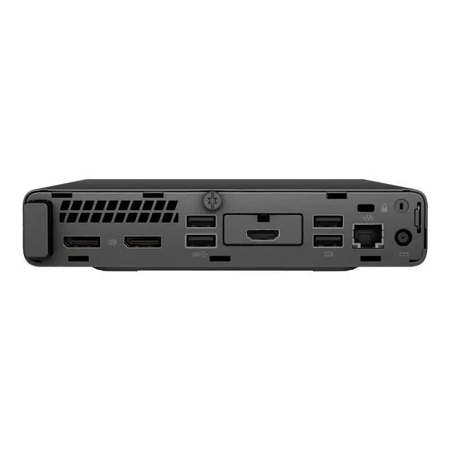 Alt view image 4 of 5 - HP ProDesk 405 G4 AMD Ryzen 3 PRO 2200GE 3.2 GHz up to 3.6 GHz 4 GB DDR4 256 GB SSD AMD Radeon Vega 8 Graphics Windows 10 Pro Desktop Mini, Black - 2L2G2UW