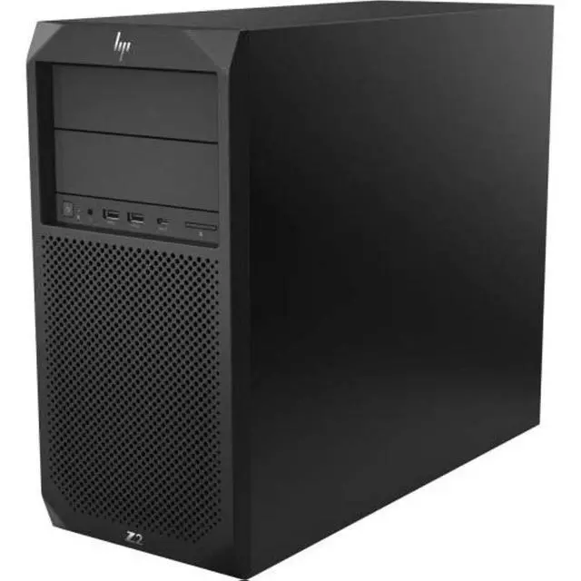 Alt view image 2 of 5 - HP Z2 Tower G4 Workstation Intel Xeon E-2104G 3.2 GHz 16 GB DDR4 512 GB SSD Intel HD Graphics P630 Windows 11 Pro Desktop, Black - 5UP35US