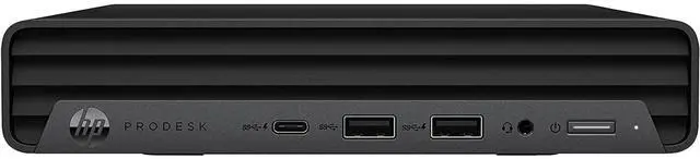 Main image of HP ProDesk 600 G6 Intel Core i7-10700T 2.0 GHz up to 4.4 GHz 16 GB DDR4 256 GB SSD Intel UHD Graphics 630 Windows 10 Pro Desktop Mini, Black - 2T2G9US-E010