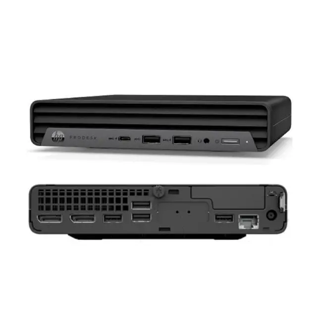 Alt view image 4 of 4 - HP ProDesk 600 G6 Intel Core i7-10700T 2.0 GHz up to 4.4 GHz 16 GB DDR4 256 GB SSD Intel UHD Graphics 630 Windows 10 Pro Desktop Mini, Black - 2T2G9US-E010