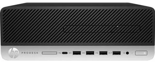 Alt view image 4 of 5 - HP ProDesk 600 G5 SFF Intel Core i5-9500 3.0 GHz up to 4.4 GHz 8GB DDR4 256GB SSD Intel UHD Graphics 630 Windows 10 Pro Desktop, Black - 7PR65UT-E010