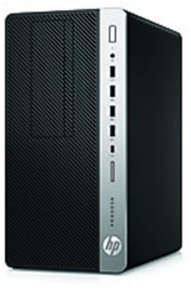 Alt view image 3 of 5 - HP ProDesk 600 G4 Microtower Intel Core i3-8100 3.6 GHz 16 GB DDR4 512 GB HDD Windows 11 Pro Desktop, Black - 173F7UW