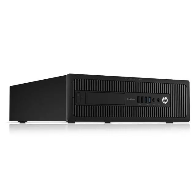 Alt view image 2 of 5 - HP ProDesk 600 G1 SFF Intel Core i7-4790 3.6 GHz up to 4.0 GHz 8 GB 256 GB SSD Intel HD Graphics 4600 Windows 10 Home Desktop, Black - C8T89AV-E012