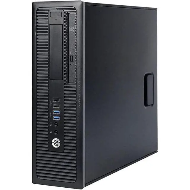 Alt view image 4 of 5 - HP ProDesk 600 G1 SFF Intel Core i7-4790 3.6 GHz up to 4.0 GHz 8 GB 256 GB SSD Intel HD Graphics 4600 Windows 10 Home Desktop, Black - C8T89AV-E012