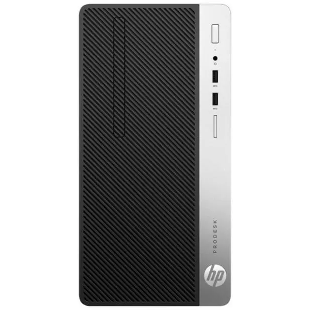 Alt view image 2 of 3 - HP ProDesk 400 G5 Microtower Intel Core i5-8500 3 GHz up to 4.1 GHz 16GB DDR4 500GB HDD + 500GB HDD Windows 11 Pro Desktop, Black
