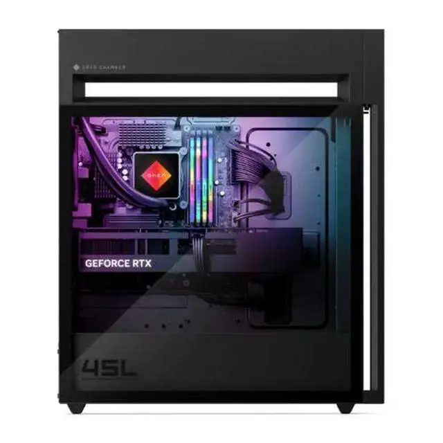 Alt view image 5 of 5 - HP OMEN 45L GT22-3000I Intel Ultra 9 285K 3.2 GHz up to 5.7 GHz 32GB DDR5 1TB SSD NVIDIA RTX 5090 Windows 11 Home Desktop, Black - A4ND8AV-V150