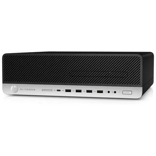 Alt view image 2 of 4 - HP EliteDesk 800 G5 SFF Intel Core i5-9500 3.0 GHz up to 4.4 GHz 16GB DDR4 512GB SSD Intel UHD Graphics 630 Windows 11 Pro Desktop, Black - 7LL76UT