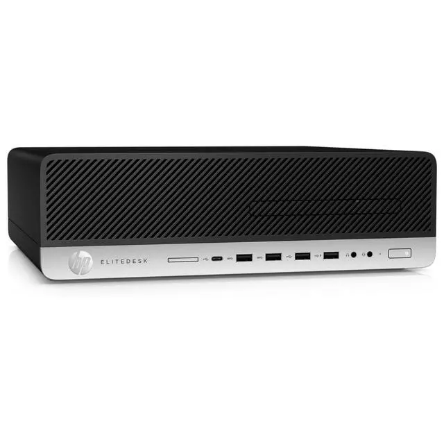 Alt view image 3 of 4 - HP EliteDesk 800 G5 SFF Intel Core i5-9500 3.0 GHz up to 4.4 GHz 16GB DDR4 512GB SSD Intel UHD Graphics 630 Windows 11 Pro Desktop, Black - 7LL76UT