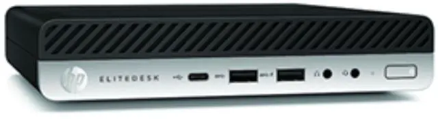 Main image of HP EliteDesk 800 35W G3 Intel Core i5-6500T 2.5 GHz up to 3.1 GHz 8 GB DDR4 128 GB SSD Intel HD Graphics 530 Windows 10 Pro Desktop Mini, Black - 2KV39US