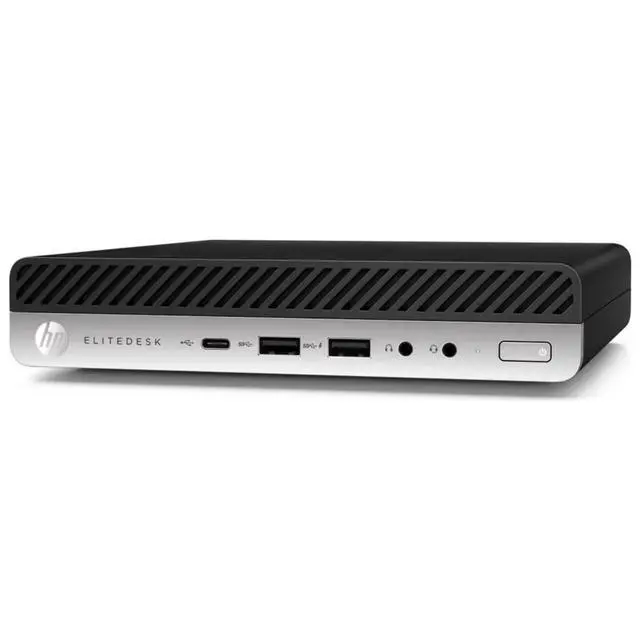 Alt view image 5 of 5 - HP EliteDesk 800 G4 DM 65W Intel Core i5-8500 3 GHz up to 4.1 GHz 8GB DDR4 256GB SSD Intel UHD Graphics 630 Windows 11 Pro Desktop, Black - 2YH19AV-E010