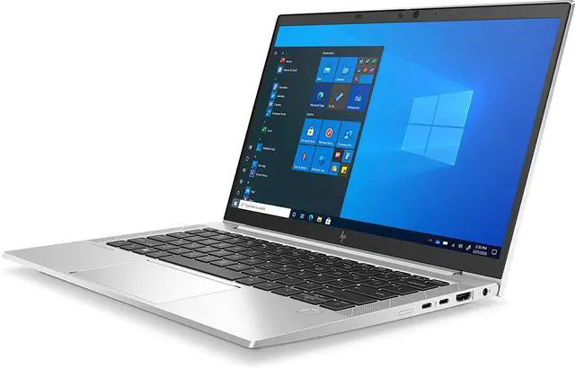 Alt view image 3 of 4 - HP EliteBook 830 G8 13.3" FHD Touch Intel Core i7-1185G7 3.0 GHz up to 4.8 GHz 32 GB DDR4 256 GB SSD Intel Iris Xe Graphics Windows 11 Pro Laptop, Silver, Minor Scratches and Dent - 65N10UP-I030