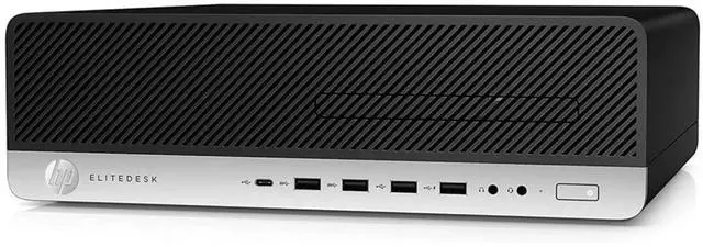 Alt view image 2 of 4 - HP EliteDesk 800 G3 Small Form Factor Intel Core i5-6500 3.2 GHz up to 3.6 GHz 8GB DDR4 256GB SSD Intel HD Graphics 530 Windows 11 Pro Desktop, Black - 1N211UP