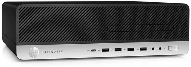 Alt view image 3 of 4 - HP EliteDesk 800 G3 Small Form Factor Intel Core i5-6500 3.2 GHz up to 3.6 GHz 8GB DDR4 256GB SSD Intel HD Graphics 530 Windows 11 Pro Desktop, Black - 1N211UP