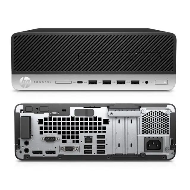 Alt view image 4 of 4 - HP ProDesk 600 G4 Small Form Factor Intel Core i5-8500 3 GHz up to 4.1 GHz 8 GB DDR4 500 GB HDD Intel UHD Graphics 630 Windows 11 Pro Desktop, Black - 2VG42AV-E011