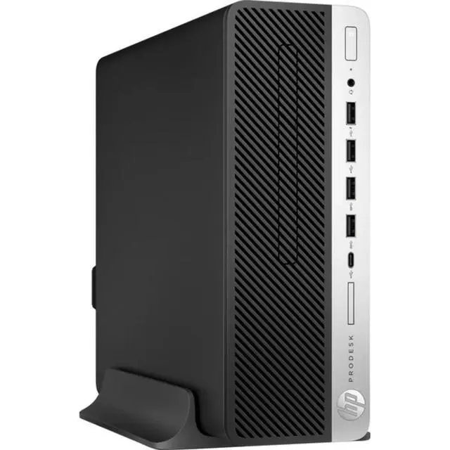 Alt view image 2 of 4 - HP ProDesk 600 G4 Small Form Factor Intel Core i5-8500 3 GHz up to 4.1 GHz 8 GB DDR4 500 GB HDD Intel UHD Graphics 630 Windows 11 Pro Desktop, Black - 2VG42AV-E011
