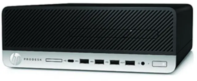 Alt view image 2 of 4 - HP ProDesk 600 G5 Small Form Factor Intel Core i5-9500 3 GHz up to 4.4 GHz 8 GB DDR4 500 GB HDD Windows 11 Pro Desktop, Black - 6DX60AV-E014