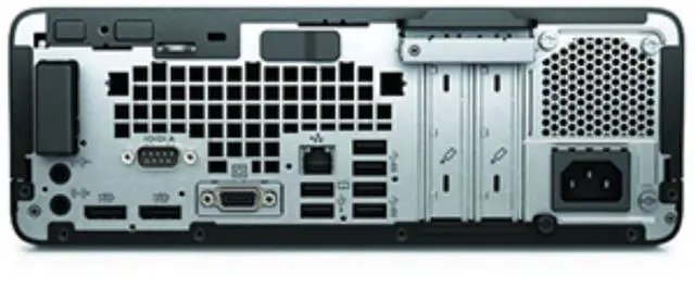 Alt view image 3 of 4 - HP ProDesk 600 G5 Small Form Factor Intel Core i5-9500 3 GHz up to 4.4 GHz 8 GB DDR4 500 GB HDD Windows 11 Pro Desktop, Black - 6DX60AV-E014