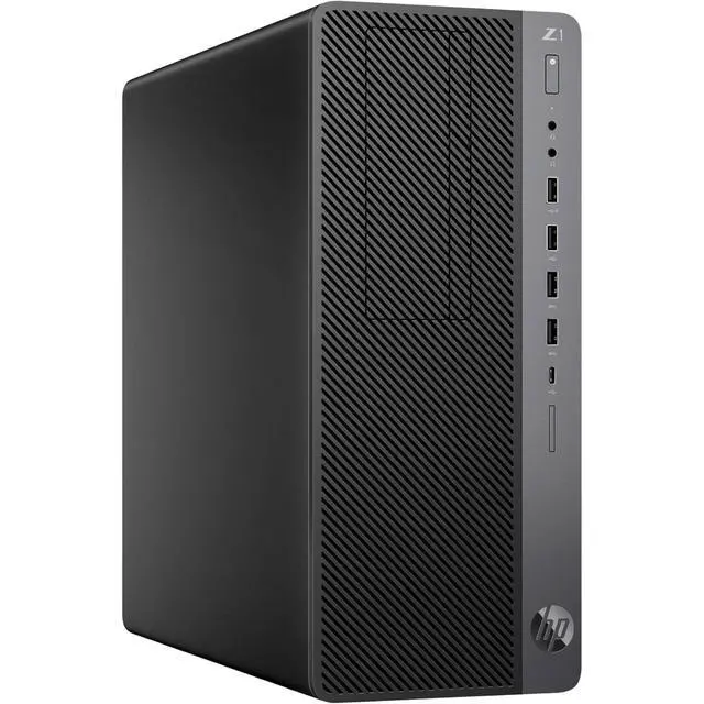 Alt view image 2 of 5 - HP Z1 Entry Tower G5 Intel Core i7 9700 3.0 GHz up to 4.7 GHz 8 GB DDR4 256 GB SSD Intel UHD Graphics 630 Windows 11 Pro Desktop, Black - AG64UTR