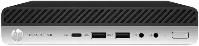 Main image of HP ProDesk 600 G4 Mini Intel Core i5-8400 2.8 GHz up to 4 GHz 8GB DDR4 500GB HDD Intel UHD Graphics 630 Windows 11 Home Desktop, Black - 5ZY87US
