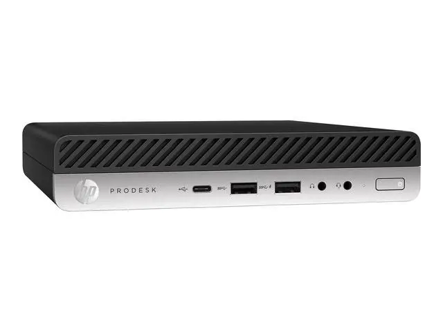 Alt view image 2 of 3 - HP ProDesk 600 G4 Mini Intel Core i5-8400 2.8 GHz up to 4 GHz 8GB DDR4 500GB HDD Intel UHD Graphics 630 Windows 11 Home Desktop, Black - 5ZY87US