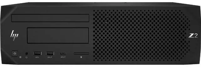 Main image of HP Z2 SFF G4 Workstation Intel Core i7 8700 3.2 GHz up to 4.6 GHz 64 GB DDR4 2 TB SSD+1 TB SATA HDD NVIDIA Quadro P1000 Windows 11 Home Desktop, Black - 2YW30AV-E010