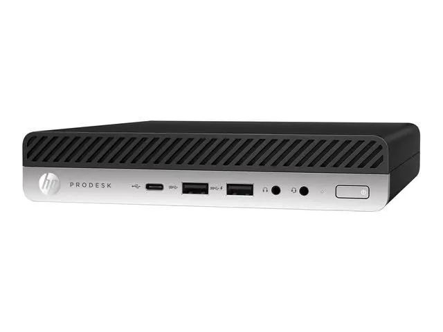 Alt view image 3 of 3 - HP ProDesk 600 G4 Mini Intel Core i5-8400 2.8 GHz up to 4 GHz 8GB DDR4 500GB HDD Intel UHD Graphics 630 Windows 11 Home Desktop, Black - 5ZY87US