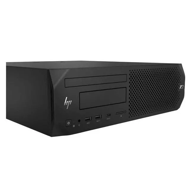 Alt view image 2 of 5 - HP Z2 SFF G4 Workstation Intel Xeon E-2176G 3.7 GHz up to 4.7 GHz 16GB DDR4 256GB SSD Intel UHD P630 Windows 11 Pro Workstation Desktop, Black - 2YW30AV-E011