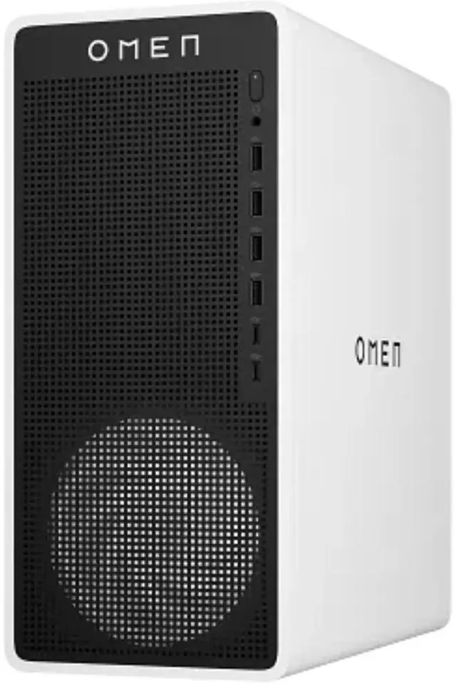 Alt view image 2 of 3 - HP OMEN 16L TG03-0200t Intel Core Ultra 5 225F 3.3 GHz up to 4.9 GHz 16GB DDR5 1TB SSD NVIDIA GeForce RTX 3050 Windows 11 Home Gaming Desktop, White - B4SU8AV-V070