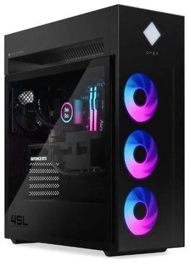 Main image of HP OMEN 45L GT22-3000I Intel Core Ultra 7 265K 3.3 GHz up to 5.50 GHz 16GB DDR5 1TB SSD NVIDIA GeForce RTX 5070 Windows 11 Home Gaming Desktop, Black - A4ND8AV-V139