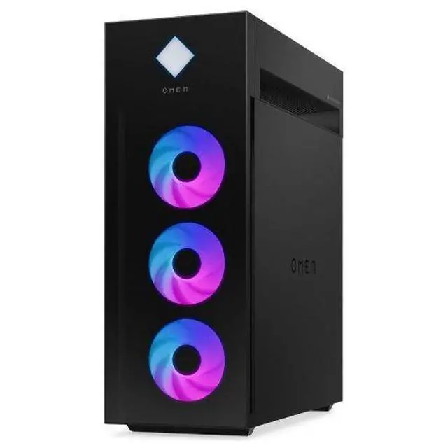 Alt view image 2 of 4 - HP OMEN 45L GT22-3000I Intel Core Ultra 7 265K 3.3 GHz up to 5.50 GHz 16GB DDR5 1TB SSD NVIDIA GeForce RTX 5070 Windows 11 Home Gaming Desktop, Black - A4ND8AV-V139