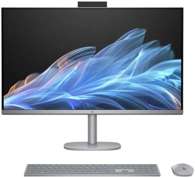 Main image of HP OmniStudio X 32-c0000t 31.5" 4K UHD Intel Core Ultra 7 155H 1.4 GHz 32GB DDR5 2TB SSD NVIDIA GeForce RTX 4050 Windows 11 Home All-in-One Desktop, Meteor Silver - 9T0F5AV-V062