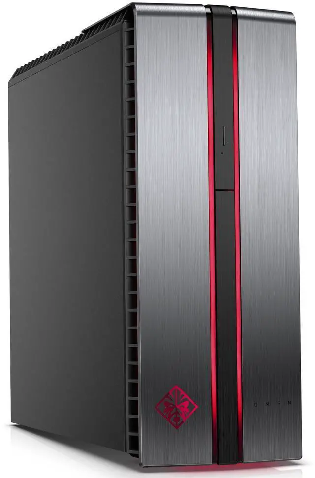 Main image of HP OMEN 870-001xx Intel Core i5-6400 2.7 GHz up to 3.3 GHz 16GB DDR4 2TB HDD NVIDIA GeForce GTX 970 Windows 11 Home Desktop, Black - X4P09AS