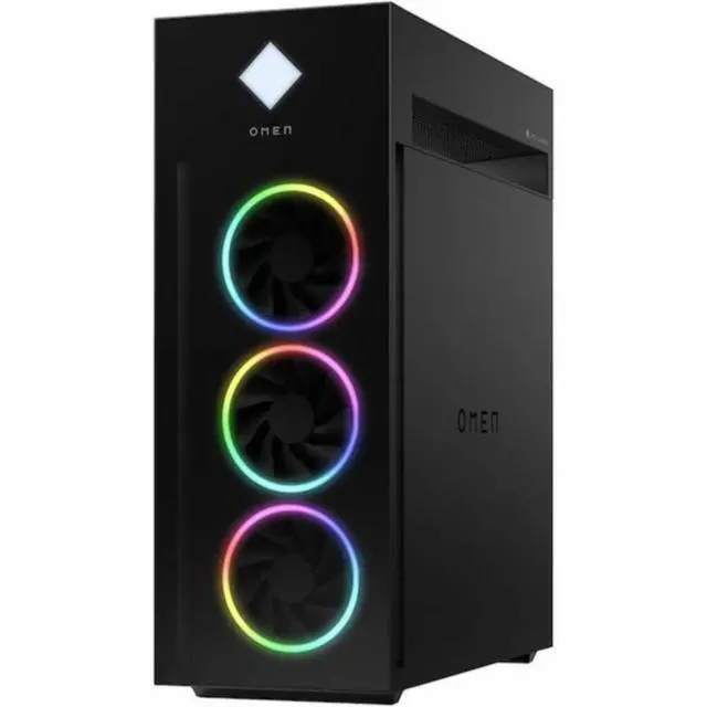 Alt view image 3 of 5 - HP OMEN 45L GT22-3000i Intel Core Ultra 7 265K 3.3 GHz up to 5.50 GHz Kingston FURY 16 GB 1 TB SSD + 1 TB HDD NVIDIA GeForce RTX 5070 Windows 11 Home Gaming Desktop, Black - A4ND8AV-V149