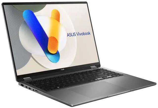 Alt view image 2 of 5 - ASUS Vivobook 16 Flip 16" WUXGA Touchscreen Intel Core Ultra 9 386H 2.1 GHz up to 4.9 GHz 32GB 1TB SSD Intel Graphics Windows 11 Home Laptop, Matte Gray - TP3607AA-IS99T