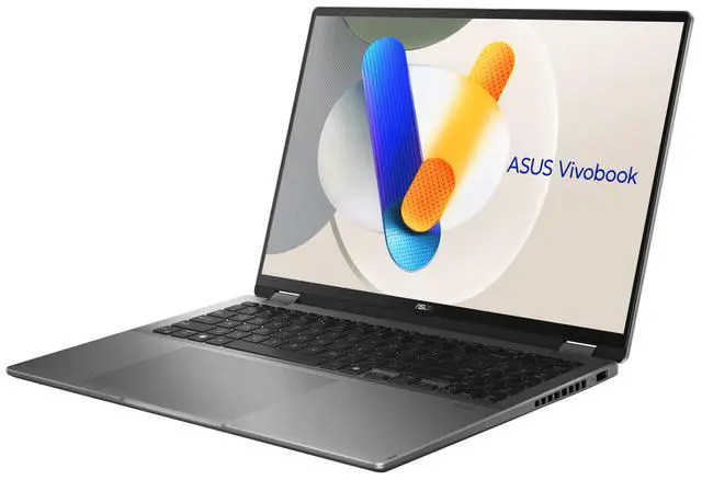 Alt view image 3 of 5 - ASUS Vivobook 16 Flip 16" WUXGA Touchscreen Intel Core Ultra 9 386H 2.1 GHz up to 4.9 GHz 32GB 1TB SSD Intel Graphics Windows 11 Home Laptop, Matte Gray - TP3607AA-IS99T