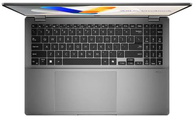 Alt view image 4 of 5 - ASUS Vivobook 16 Flip 16" WUXGA Touchscreen Intel Core Ultra 9 386H 2.1 GHz up to 4.9 GHz 32GB 1TB SSD Intel Graphics Windows 11 Home Laptop, Matte Gray - TP3607AA-IS99T
