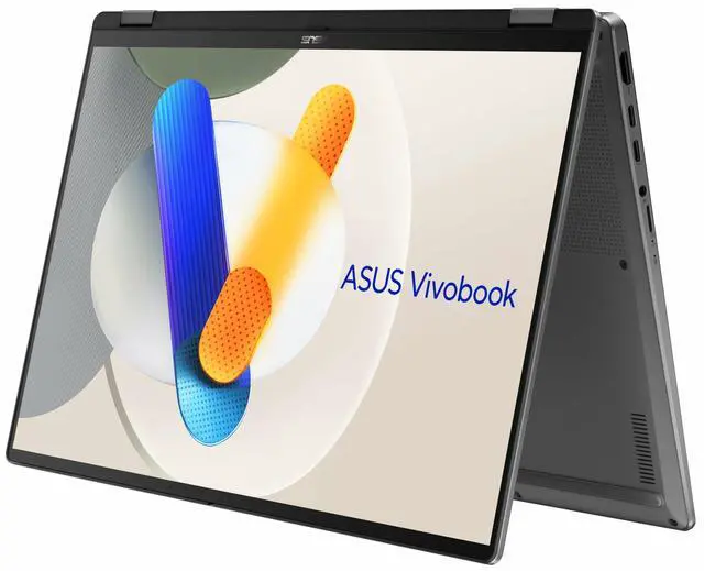 Alt view image 5 of 5 - ASUS Vivobook 16 Flip 16" WUXGA Touchscreen Intel Core Ultra 9 386H 2.1 GHz up to 4.9 GHz 32GB 1TB SSD Intel Graphics Windows 11 Home Laptop, Matte Gray - TP3607AA-IS99T